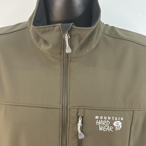 Mountain Hardwear Jacke Herren Large grün Softshell Full Zip Outdoor Wandern - Bild 4 von 15