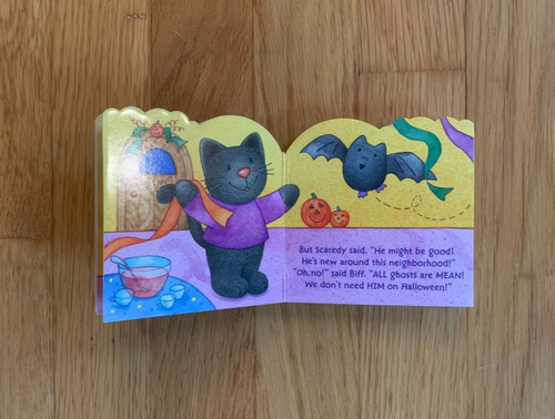 Ein Kerl namens Geist Kinder Halloween Buch von Elrod Hallmark Expressions selten! - Bild 2 von 7
