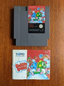 Nintendo NES Spiel - Bubble Bobble - 1990 - Taito - NOE - PAL-B - OVP CIB