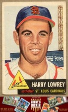 1953 Topps Peanuts Lowrey 16 St. Louis Cardinals