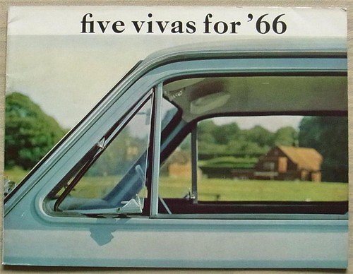 VAUXHALL VIVA Car Sales Brochure For 1966 #V1606/11/65 De Luxe SL 90 - Picture 1 of 4