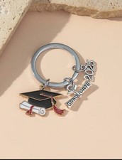 2025 Graduation Keychain Gift for Her Him, Inspirational Class of 2025