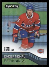 2019-20 Synergy Exceptional Beginnings #EB3 Ryan Poehling /999