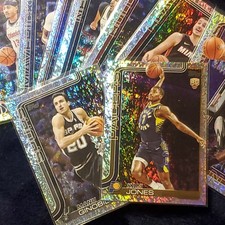 2025-26 Topps Basketball Sandglitter Parallel Lot (10) - Kam Jones RC, Ginobili