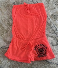 Surf Style South Beach Miami Swimsuit Cover-Up Romper Kids Girls Medium