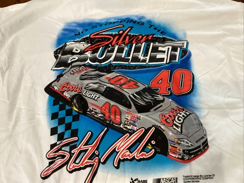 Vintage Nascar Shirt Sterling Marlin Coors Light Racing NOS Chase Silber XXL - Bild 11 von 12