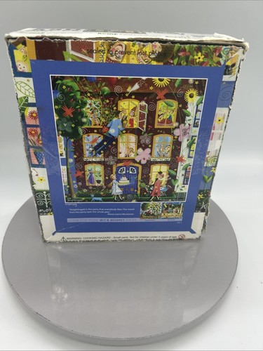 Rompecabezas Ceaco Wit & Whimsy Knightingale House/Cae Scene 550 piezas 100 % completo - Imagen 2 de 3