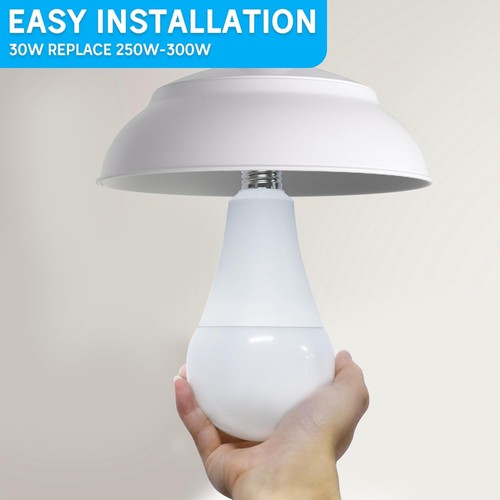 250 watt-300 watt Equivalent LED Light Bulbs, 3000 Lumens Daylight White - Picture 5 of 7