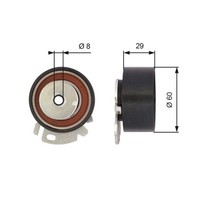 Spannrolle Zahnriemen Gates T43068 Powergrip™ FüR Alfa Romeo Fiat Lancia