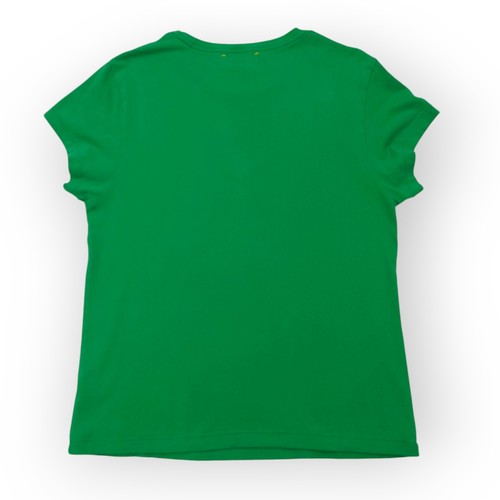 Kerri Rosenthal Le Big Love Logo Tee Shirt Short Sleeve Top Green Size S - Picture 3 of 6