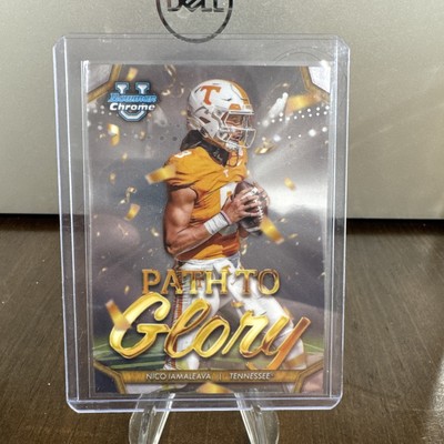 2024 Bowman Chrome U Path To Glory Nico Iamaleava RC #PG-3 Tennessee
