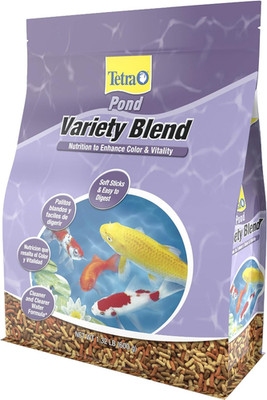 Pond Variety Blend Fish Food to Enhance Color and Vitality