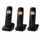 Panasonic KX-TGB613JTB Schnurloses Trio in Schwarz 
