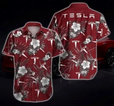 Tesla Hawaiian Shirt