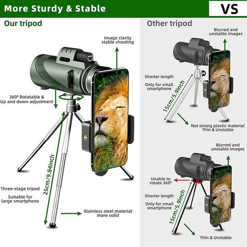 Monocular Vision Nocturna HD al Aire Libre 40x60 (Estandar) - Picture 3 of 5
