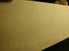 EUROPEAN FLAME MAPLE LUTHIER TONEWOOD GUITAR ...