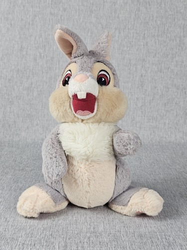 Disney Store Authentic Thumper Plush 12" Gray Bunny Rabbit Stuffed Rabbit - 第 1/8 張圖片