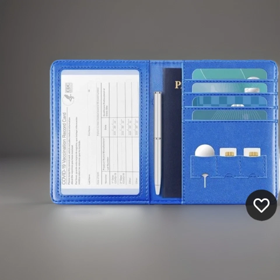 Nuevo Wotec Soporte para Pasaporte Ranura Protectora, Bloqueo RFID, Billetera para Pasaporte EE. UU. Foto 2 de 4