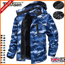 Giacca Uomo Montagna Sci Neve Pile Termico Invernale Wam Escursionismo Impermeabile Cappotto 