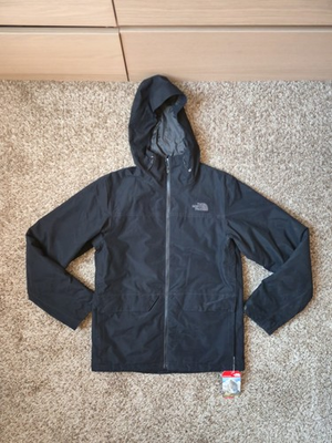 #ad The North Face Men#x27;s Black Hooded Full Zip Puffer Jacket Mid Length S $170.00