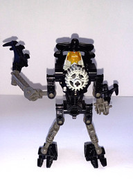 Lego Bionicle Toa Mata -Onua- Figure 8532 No Manual or Canister EUC