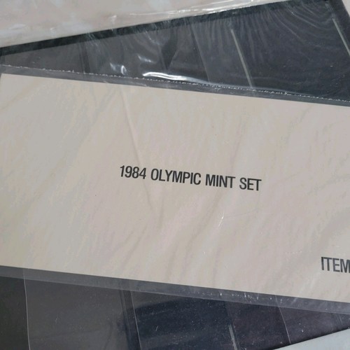 1984 USPS Commemorative Olympic Stamp Collectible Book Limited Edition New - Picture 8 of 15