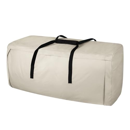  Outdoor Kissen Aufbewahrungstasche 48 Zoll wasserdicht 48" L x 15" B x 22" H beige - Bild 1 von 6