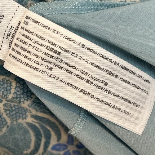 Neu Abercrombie Fitch Blumen Rüschen Minikleid Damen Large Tall Neu mit Etikett Lover Era - Bild 11 von 16