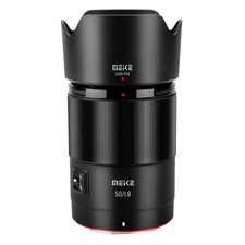 Meike 50mm F1.8 Full Frame AF STM A Stepping Motor Lens MK-5018STM-Z, Black