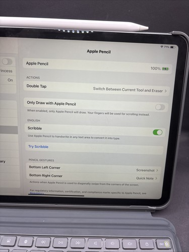 Apple iPad Pro 3rd Gen 128GB Wi-Fi, 11-inch, Space Gray (Bundle) No Pencil - Picture 4 of 13
