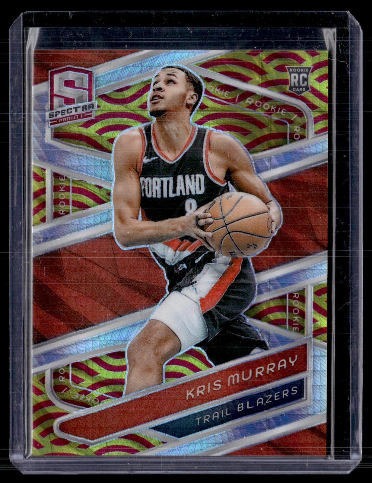 2023-24 Panini Spectra #144 Kris Murray International Red and Yellow #/49