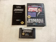 Jeopardy (Sega Genesis, 1992) CIB with Manual Tested B