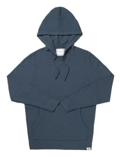 LONG WHARF SUPPLY CO Madaket SeaWell Hoodie in Marine - Size Medium