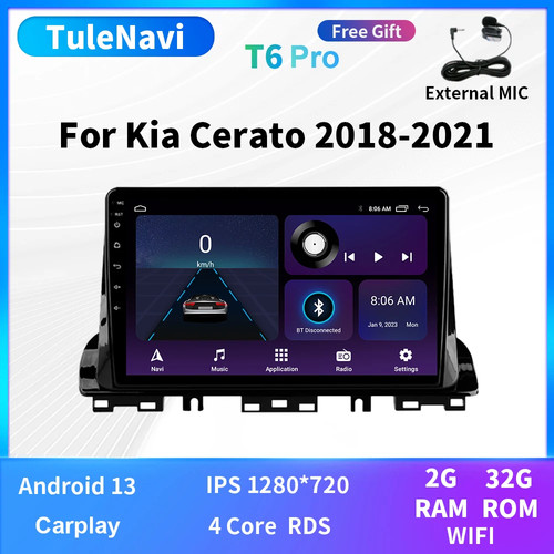 For KIA CERATO K3 FORTE 2018-2021 Video Player Auto Car Radio Stereo Navi GPS 4G - Picture 12 of 32