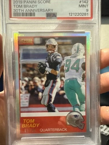2019 Score - Tom Brady #142 30th Anniversary /30