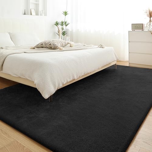 Area Rugs for Living Room 4x6 Feet Fluffy Fuzzy Non-Slip Rug Shaggy Carpet - Picture 2 of 6
