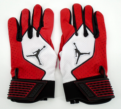 Nike Jordan Fly Elite Batting Gloves Men's Large Varsity Red/White