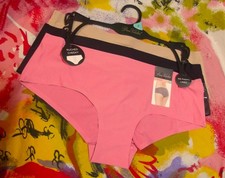 3 NEW PRIMA VALENTINA 84106 CO/BK NO PANTY LINES BACK DETAIL HIPSTER PANTIES S