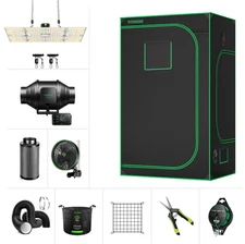 VIVOSUN S448 Smart Grow Tent Kit w/ 400W LED Grow Light,Wifi-Control Auto