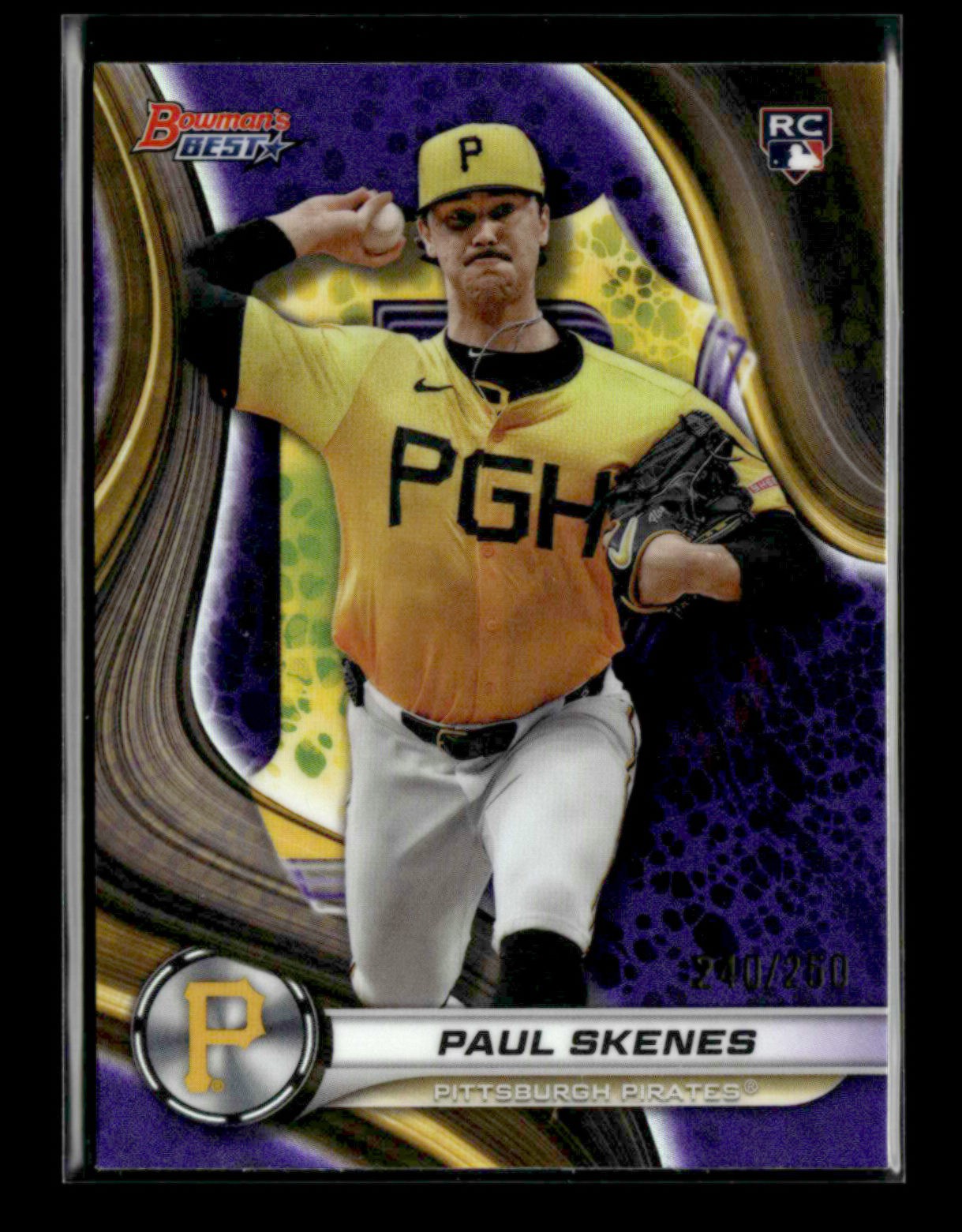 Paul Skenes 2024 Topps Bowman's Best Baseball Purple RC 240/250 [bmzA59
