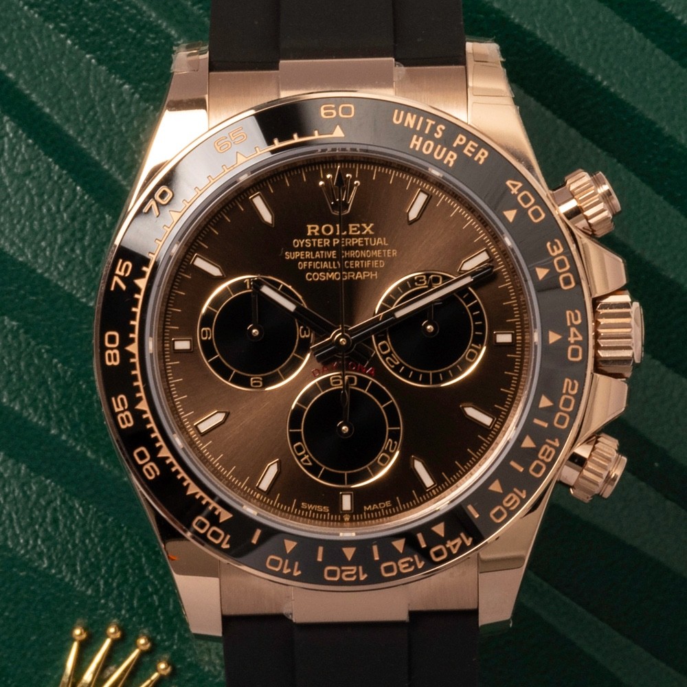 ROLEX Cosmograph Daytona Chocolate Dial 126515LN May 2026 Unworn Full Set