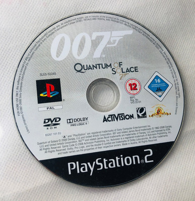 Videospiel James Bond 007 Quantum of Solace nur Disc Sony PlayStation 2 PS2