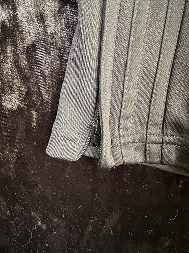 Adidas Sweatpants Youth Boys L Black Drawstring Ankle Zip Embroidered Logo - Picture 7 of 9