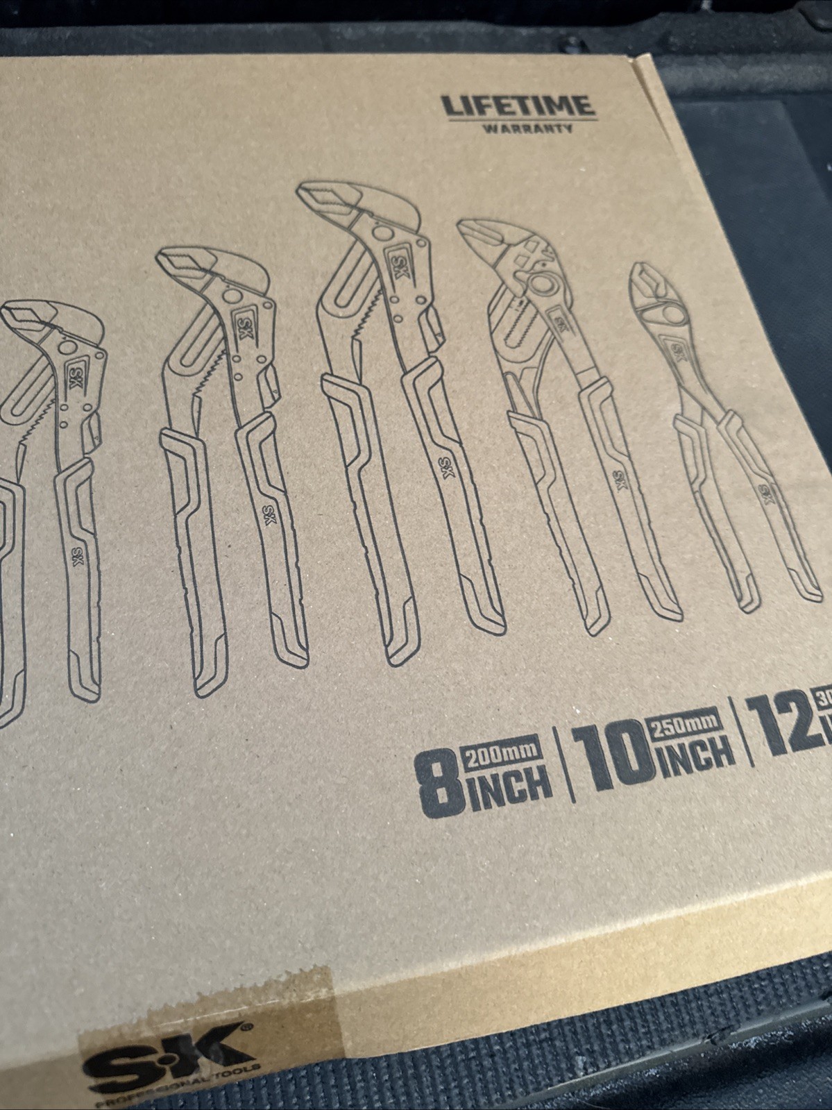 SK Professional Tools 5 Pc Dual Material Pliers Set New Nos SK01459 Foam Holder