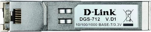 D Link DGS-712 SFP 10/100/1000 BASE-T Copper Transceiver - Picture 2 of 3