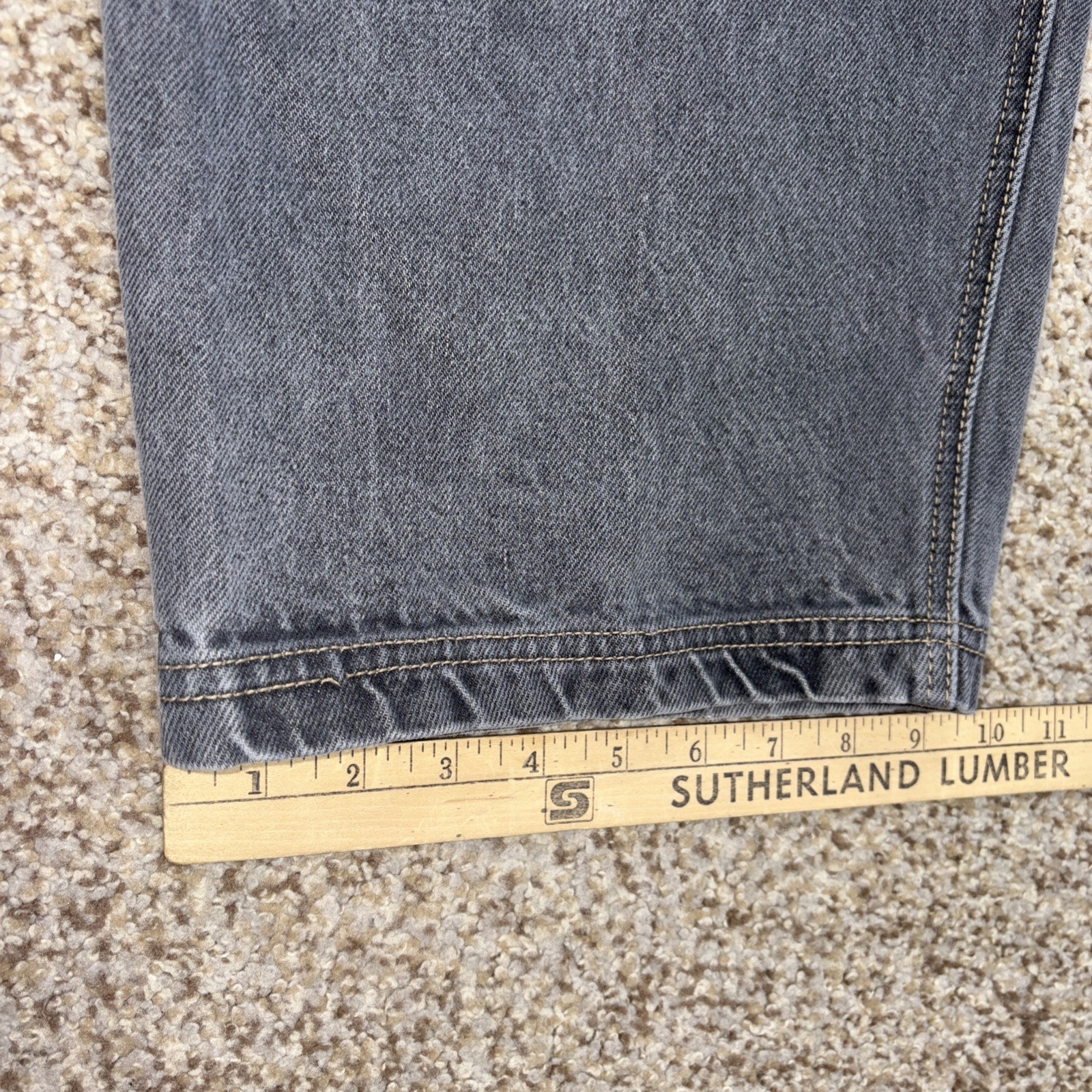 Urbanix Dynamic Jeans Mens 46x32 Black Carpenter Denim Fits 41 X 30 - View 13