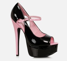 Baby Pink Platform Mens Drag Queen Crossdresser Stiletto Large High Heels Shoes