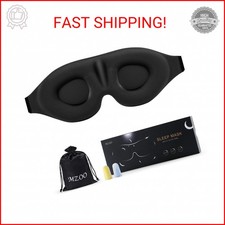 MZOO Luxury Sleep Eye Mask for Side Sleeper Men Women, Zero Eye Pressure 3D Slee