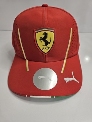 Puma Ferrari F1 Team Replica Baseball Cap Hat Red OSFA NWT
