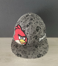 ANGRY BIRDS Adjustable Embroidered Snap Back Baseball Hat/Cap Featuring RED